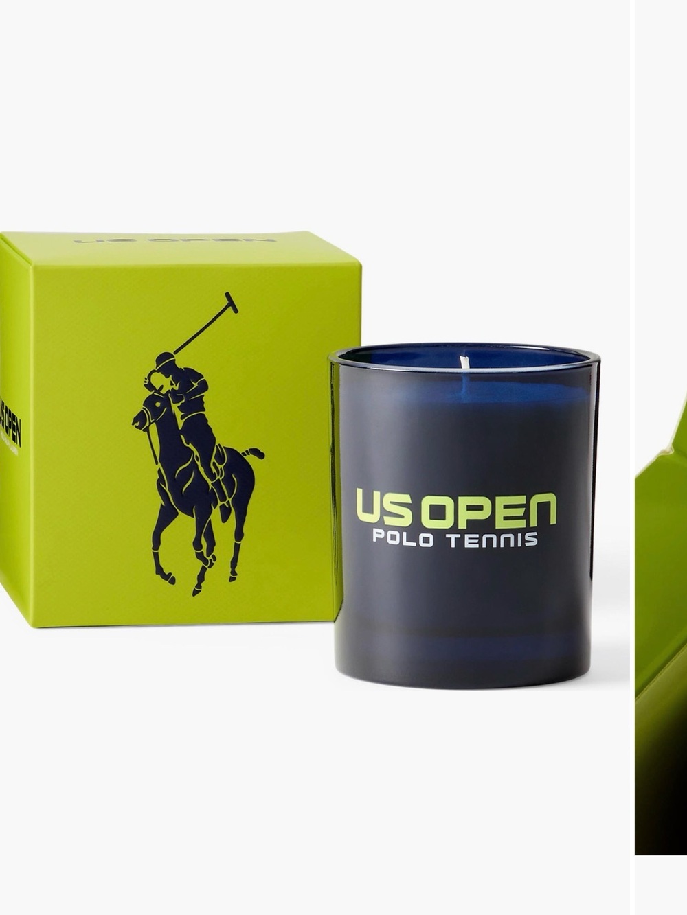 Ralph Lauren Navy & Lime US Open Polo Tennis Scented Candle